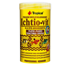 Сухой корм Tropical Ichtio-Vit для всех аквариумных рыб, 100 г (хлопья)