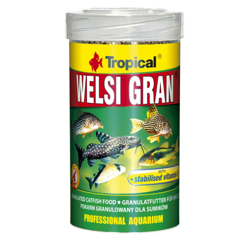 Сухой корм Tropical Welsi Gran для аквариумных донных рыб, 65 г (гранулы) - фото 1