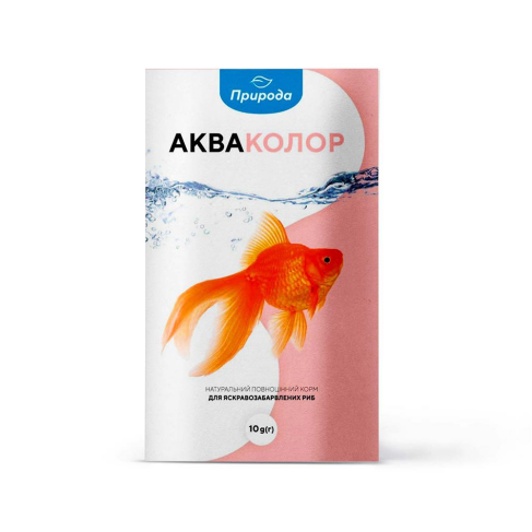 Корм Природа &quot;Акваколор&quot; для ярко-окрашенных рыб, 10 г - фото 1