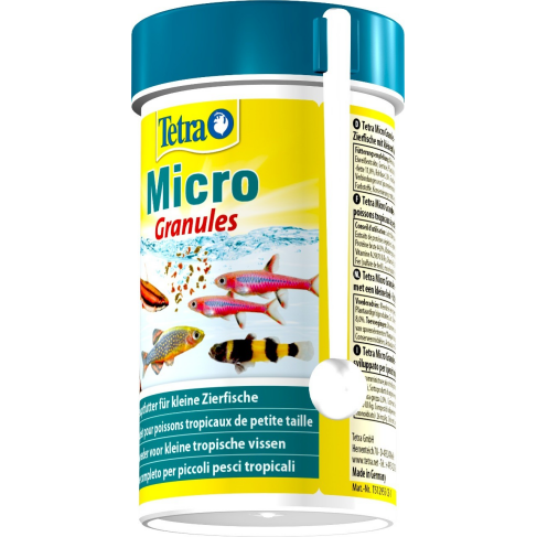 Корм Tetra Micro Granules для мелких аквариумных рыбок, 100 мл (гранулы) - фото 2