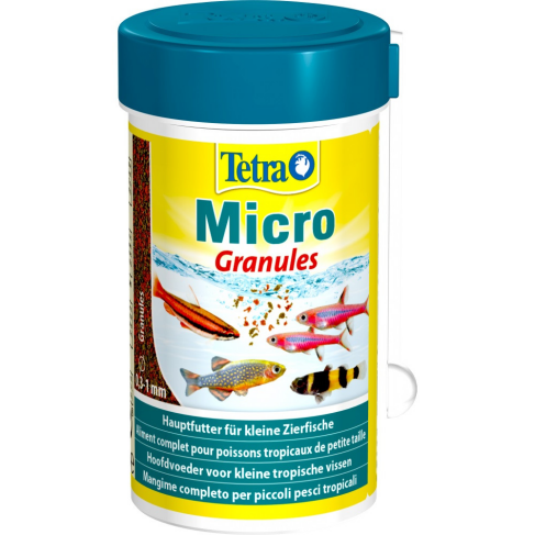 Корм Tetra Micro Granules для мелких аквариумных рыбок, 100 мл (гранулы) - фото 4
