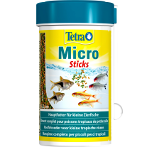 Корм Tetra Micro Sticks для мелких аквариумных рыбок микропалочки 100 мл