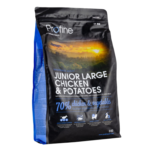 Сухой корм Profine Junior Large для щенков и юниоров больших пород, с курицей и картофелем, 3 кг - фото 4