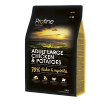Сухой корм Profine Adult Large для взрослых собак больших пород, с курицей и картофелем, 3 кг Сухой корм Profine Adult Large для взрослых собак больших пород, с курицей и картофелем, 3 кг