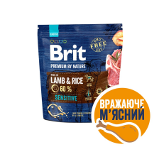 Сухой корм Brit Premium Dog Sensitive Lamb для собак с чувствительным пищеварением, с ягненком, 1 кг Сухой корм Brit Premium Dog Sensitive Lamb для собак с чувствительным пищеварением, с ягненком, 1 кг