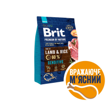 Сухой корм Brit Premium Dog Sensitive Lamb для собак с чувствительным пищеварением, с ягненком, 3 кг Сухой корм Brit Premium Dog Sensitive Lamb для собак с чувствительным пищеварением, с ягненком, 3 кг