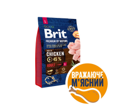 Сухой корм Brit Premium Dog Adult L для взрослых собак больших пород, с курицей, 3 кг Сухой корм Brit Premium Dog Adult L для взрослых собак больших пород, с курицей, 3 кг