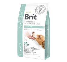 Сухой корм Brit GF VetDiet Dog Struvite для собак, при мочекаменной болезни, с яйцом, индейкой, горохом и гречкой, 2 кг Сухой корм Brit GF VetDiet Dog Struvite для собак, при мочекаменной болезни, с яйцом, индейкой, горохом и гречкой, 2 кг