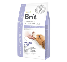 Сухой корм Brit GF VetDiet Dog Gastrointestinal для собак, при нарушениях пищеварения, с сельдью, лососем и горохом, 2 кг Сухой корм Brit GF VetDiet Dog Gastrointestinal для собак, при нарушениях пищеварения, с сельдью, лососем и горохом, 2 кг