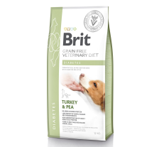 Сухой корм Brit GF VetDiet Dog Diabetes для собак, при сахарном диабете, с индейкой и горохом, 12 кг Сухой корм Brit GF VetDiet Dog Diabetes для собак, при сахарном диабете, с индейкой и горохом, 12 кг