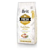 Сухой корм Brit Fresh для взрослых собак всех пород, с курицей и картофелем, 12 кг Сухой корм Brit Fresh для взрослых собак всех пород, с курицей и картофелем, 12 кг