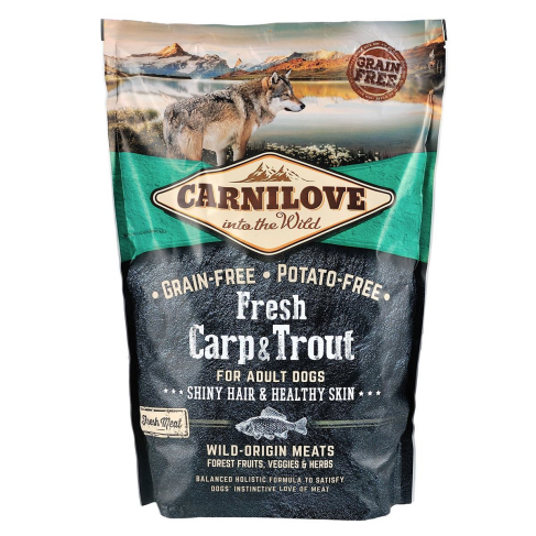 Сухой корм Carnilove Fresh Carp &amp; Trout для взрослых собак всех пород, рыба, 1,5 кг - фото 3