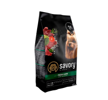Сухой корм Savory для собак гурманов малых пород, со свежим ягненком, 1 кг Сухой корм Savory для собак гурманов малых пород, со свежим ягненком, 1 кг