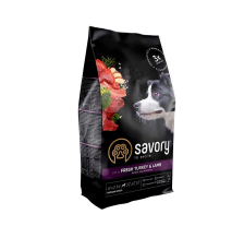 Сухой корм Savory Medium для собак средних пород, со свежим ягненком и индейкой, 1 кг Сухой корм Savory Medium для собак средних пород, со свежим ягненком и индейкой, 1 кг