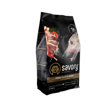 Сухой корм Savory для собак всех пород, со свежей уткой и кроликом, 3 кг Сухой корм Savory для собак всех пород, со свежей уткой и кроликом, 3 кг