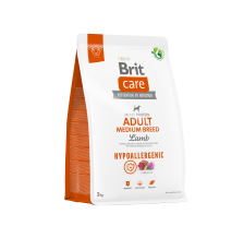 Сухой корм Brit Care Dog Hypoallergenic Adult Medium Breed для собак средних пород, гипоаллергенный с ягненком, 3 кг Сухой корм Brit Care Dog Hypoallergenic Adult Medium Breed для собак средних пород, гипоаллергенный с ягненком, 3 кг