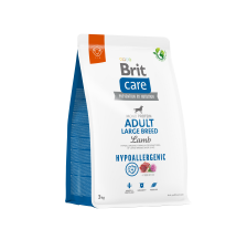 Сухой корм Brit Care Dog Hypoallergenic Adult Large Breed для собак больших пород, гипоаллергенный с ягненком, 3 кг Сухой корм Brit Care Dog Hypoallergenic Adult Large Breed для собак больших пород, гипоаллергенный с ягненком, 3 кг