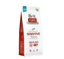 Сухий корм Brit Care Dog Grain-free Sensitive для собак з чутливим травленням, беззерновий з олениною, 12 кг