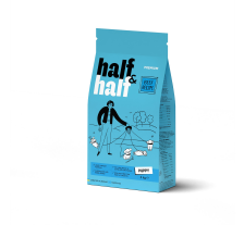 Сухой корм Half&Half для щенков всех пород, с говядиной, 2 кг