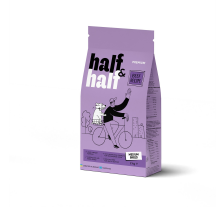 Сухой корм Half&Half для взрослых собак средних пород, с говядиной, 2 кг Сухой корм Half&Half для взрослых собак средних пород, с говядиной, 2 кг