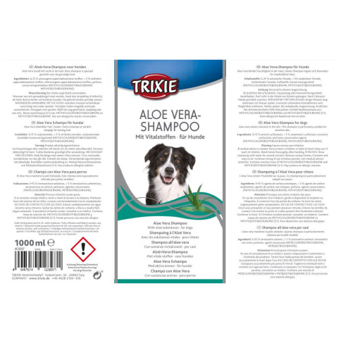 Шампунь для собак Trixie з алое вера, 1 л - фото 2 Шампунь для собак Trixie з алое вера, 1 л - фото 2