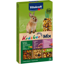 Крекер Vitakraft для кроликов с овощами, орехами и лесными ягодами, 3 шт