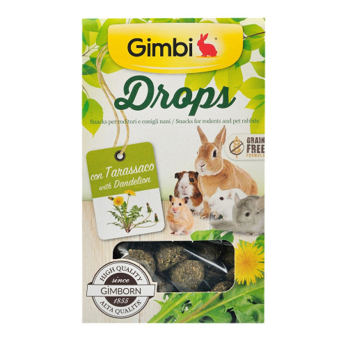 Лакомство GimBi для грызунов, дропсы с одуванчиком, 50 г - фото 3