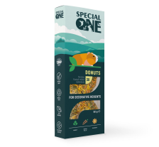 Пончики Special One «Петрушка, чумиза, календула» для декоративных грызунов, 50 г Пончики Special One «Петрушка, чумиза, календула» для декоративных грызунов, 50 г