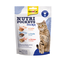 Витаминные лакомства GimCat Nutri Pockets Морской микс для кошек, 150 г Витаминные лакомства GimCat Nutri Pockets Морской микс для кошек, 150 г