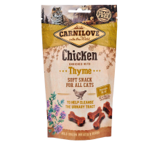 Лакомство Carnilove Cat Semi Moist Snack для кошек, курица и тимьян, 50 г Лакомство Carnilove Cat Semi Moist Snack для кошек, курица и тимьян, 50 г