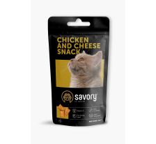 Хрустящие лакомства Savory Snack Подушечки для прихотливых кошек, с курицей и сыром, 60 г Хрустящие лакомства Savory Snack Подушечки для прихотливых кошек, с курицей и сыром, 60 г