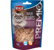Лакомство Trixie Premio Ducky Hearts для кошек сердечка с уткой и рыбой 50 г Лакомство Trixie Premio Ducky Hearts для кошек сердечка с уткой и рыбой 50 г