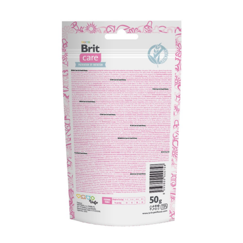 Функциональное лакомства для кошек Brit Care Cat Snack Urinary с индейкой, 50 г - фото 3