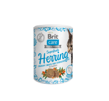 Лакомства для кошек Brit Care Cat Snack Superfruits Herring сельдь, 100 г Лакомства для кошек Brit Care Cat Snack Superfruits Herring сельдь, 100 г