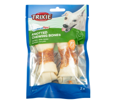 Лакомство Trixie Denta Fun для собак Косточка для чистки зубов с курицей 11 см 70 г 2 шт Лакомство Trixie Denta Fun для собак Косточка для чистки зубов с курицей 11 см 70 г 2 шт