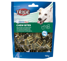 Лакомство Trixie Denta Fun Chew Bites для собак кусочки с петрушкой и мятой 150 г Лакомство Trixie Denta Fun Chew Bites для собак кусочки с петрушкой и мятой 150 г