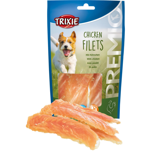 Лакомство Trixie Premio Chicken Filets для собак полоски из куриного филе 100 г - фото 3 Лакомство Trixie Premio Chicken Filets для собак полоски из куриного филе 100 г - фото 3