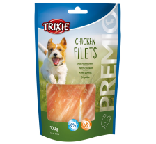 Лакомство Trixie Premio Chicken Filets для собак полоски из куриного филе 100 г Лакомство Trixie Premio Chicken Filets для собак полоски из куриного филе 100 г