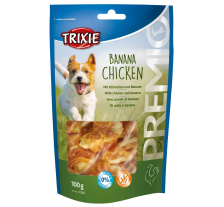 Лакомство Trixie Premio Banana Chicken для собак с курицей и бананом 100 г Лакомство Trixie Premio Banana Chicken для собак с курицей и бананом 100 г