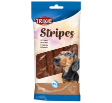 Лакомство Trixie Stripes для собак полоски с ягненком 100 г