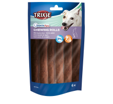Лакомство Trixie Denta Fun для собак Палочки для чистки зубов с кроликом 12 см 70 г 6 шт Лакомство Trixie Denta Fun для собак Палочки для чистки зубов с кроликом 12 см 70 г 6 шт