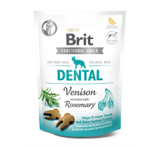 Функциональные лакомства Brit Care Dental оленина с розмарином для собак, 150 г Функциональные лакомства Brit Care Dental оленина с розмарином для собак, 150 г