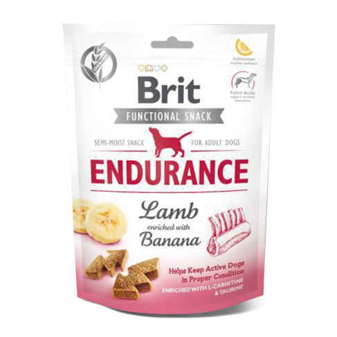 Функціональні ласощі Brit Care Endurance ягня з бананом для собак, 150 г - фото 1