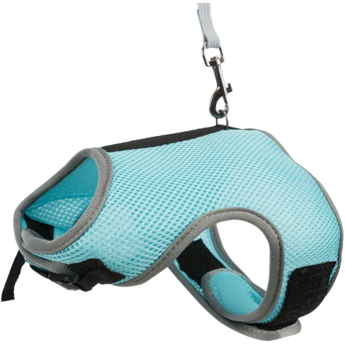 Шлейка с поводком Trixie Soft для большого кролика, нейлон, XL: 25-40 см (цвета в ассортименте) - фото 3