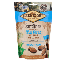 Лакомство Carnilove Dog Semi Moist для собак, сардина и чеснок, 200 г Лакомство Carnilove Dog Semi Moist для собак, сардина и чеснок, 200 г