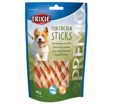 Лакомство Trixie Premio Fish Chicken Sticks для собак с курицей и рыбой 80 г Лакомство Trixie Premio Fish Chicken Sticks для собак с курицей и рыбой 80 г
