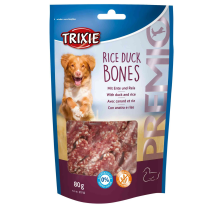 Лакомство Trixie Premio Rice Duck Bones для собак косточки с уткой и рисом 80 г Лакомство Trixie Premio Rice Duck Bones для собак косточки с уткой и рисом 80 г