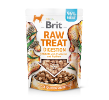 Лакомство для собак Brit Raw Treat freeze-dried Digestion для пищеварения, курица, 40 г Лакомство для собак Brit Raw Treat freeze-dried Digestion для пищеварения, курица, 40 г