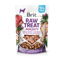 Лакомство для собак Brit Raw Treat freeze-dried Immunity для иммунитета, ягненок и курица, 40 г Лакомство для собак Brit Raw Treat freeze-dried Immunity для иммунитета, ягненок и курица, 40 г