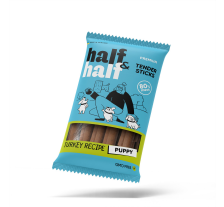 Лакомства для щенков Half&Half в форме мясных палочек с индейкой, 100 г